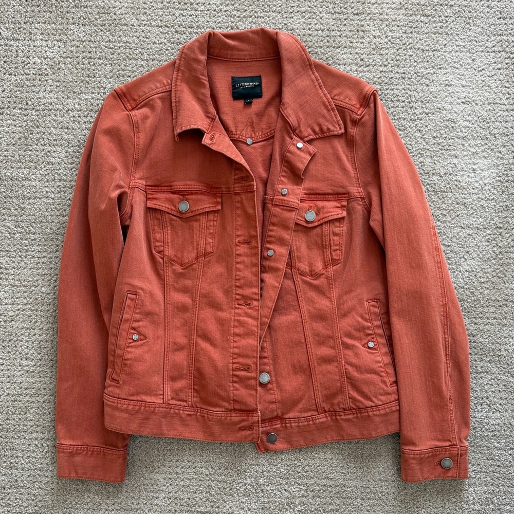Liverpool Women's Burnt Orange Denim Jacket